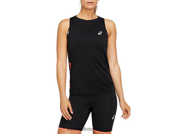 naiste tuleviku Tokyo tank 6PB8D4130Asics esitus must/päikesetõusu punane